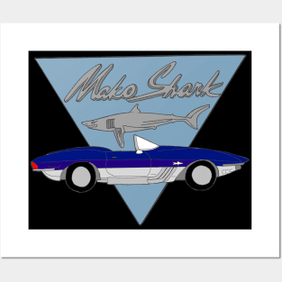 Chevy Corvette Mako Shark Posters and Art